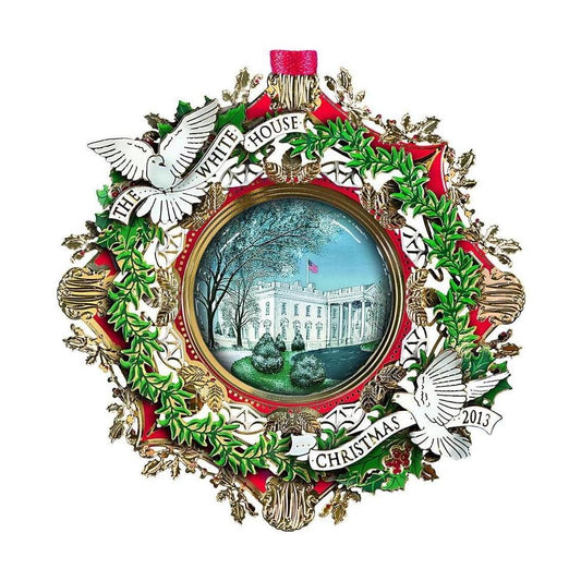 Honoring President Woodrow Wilson with 2013 White House Ornament Image1