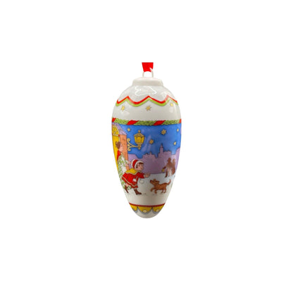 Hutschenreuther Porcelain Cone Figurine: Elegant Winter Decor Image5