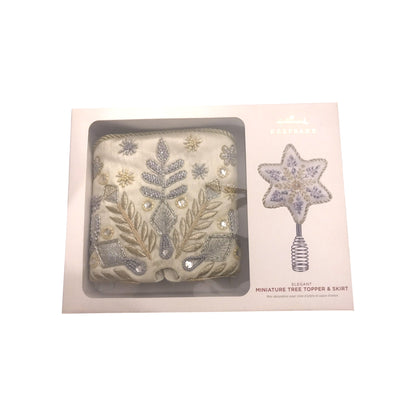 2021 Elegant Star (Miniature Tree Topper & Tree Skirt)