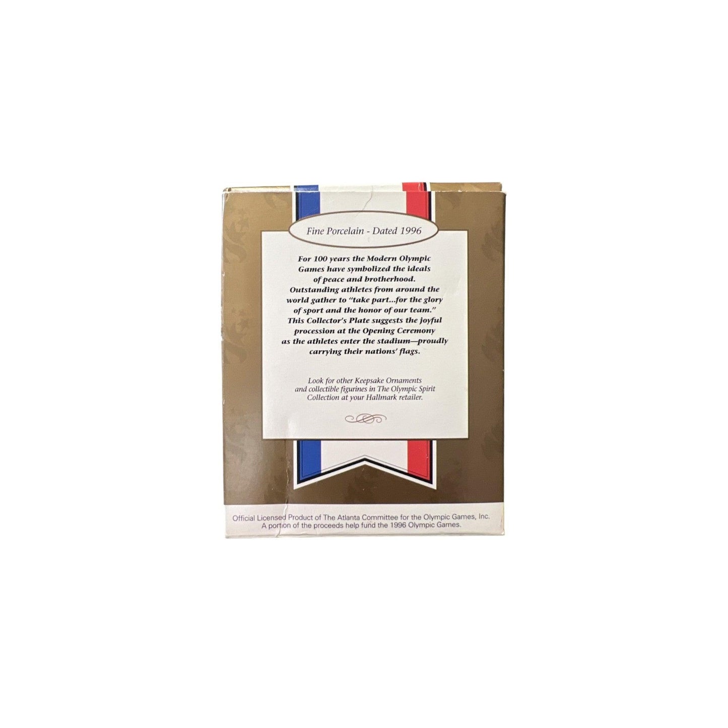 1996 Parade of Nations — Porcelain Collector’s Plate (Olympic)