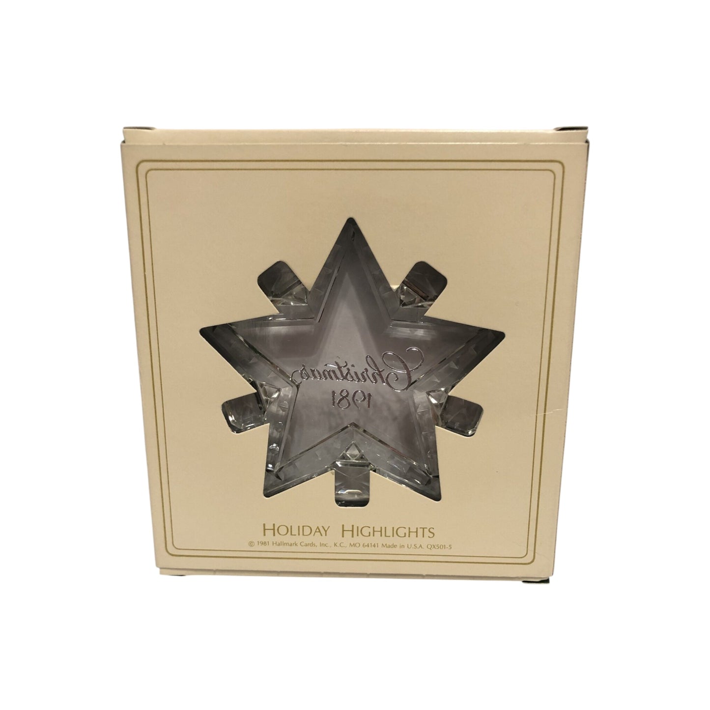 1981 Christmas Star (Acrylic)