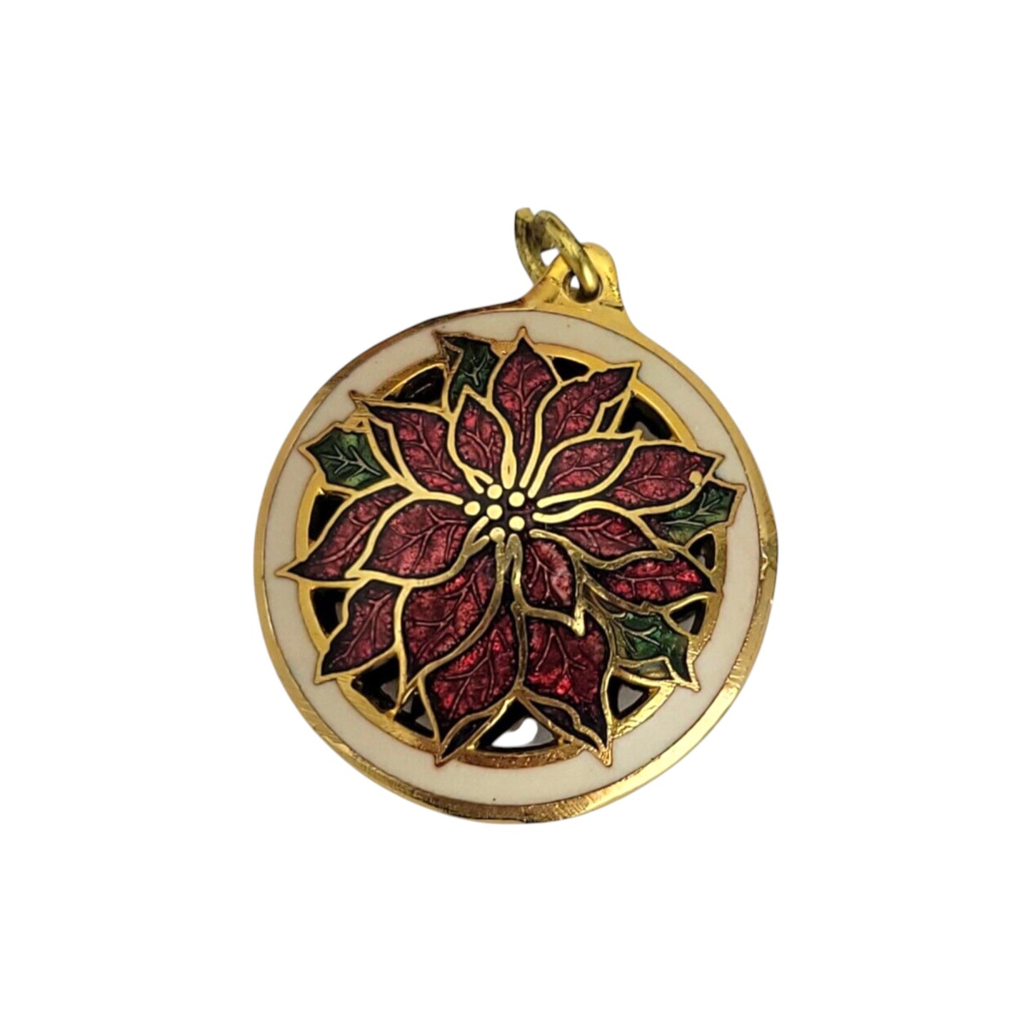 1990 Cloisonne Poinsettia (Precious Editions)