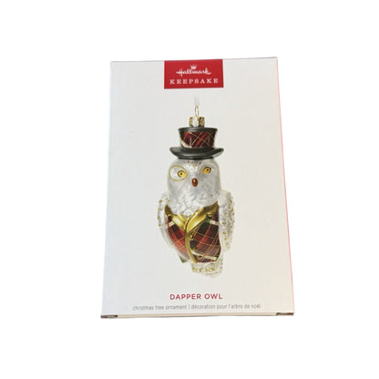2025 Dapper Owl (Blown Glass)