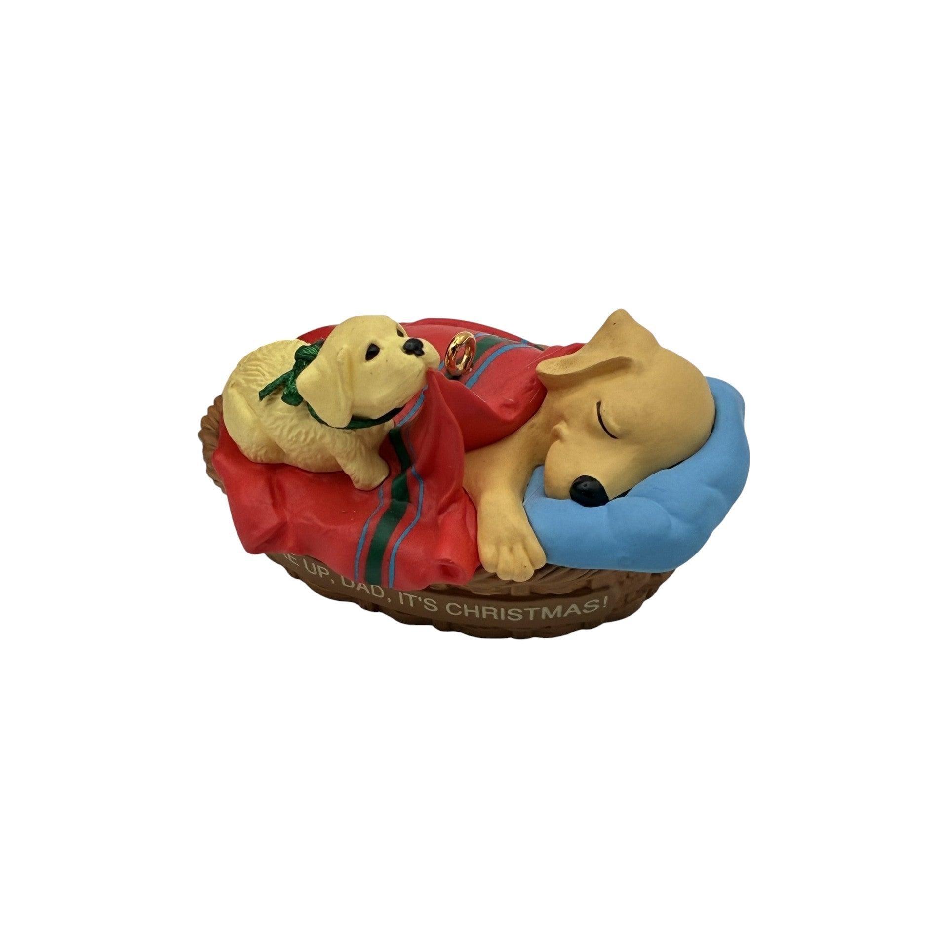 1993 Wake-Up Call Hallmark Ornament (Puppy) QX5262 Image1