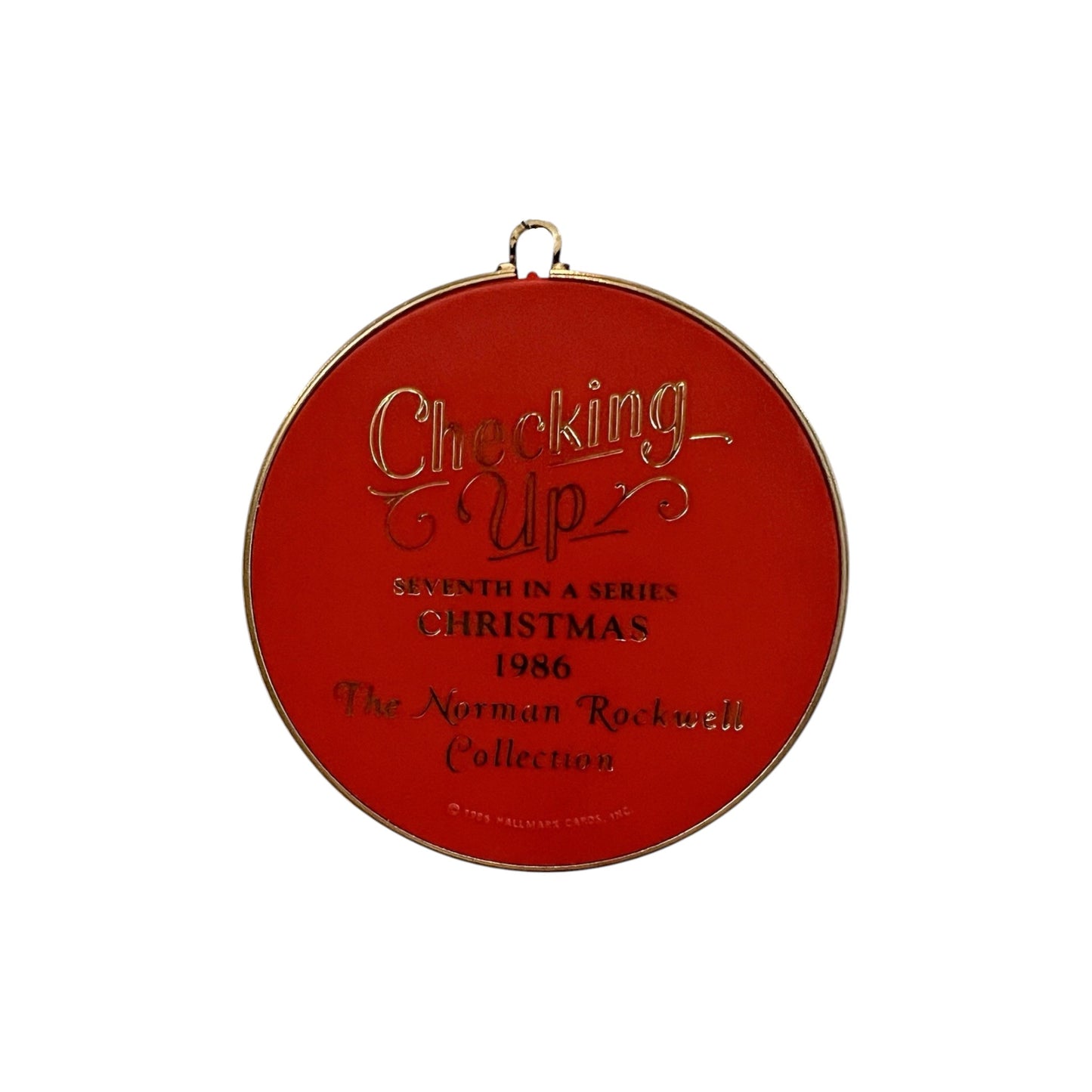 1986 Norman Rockwell (Cameo Ornament)