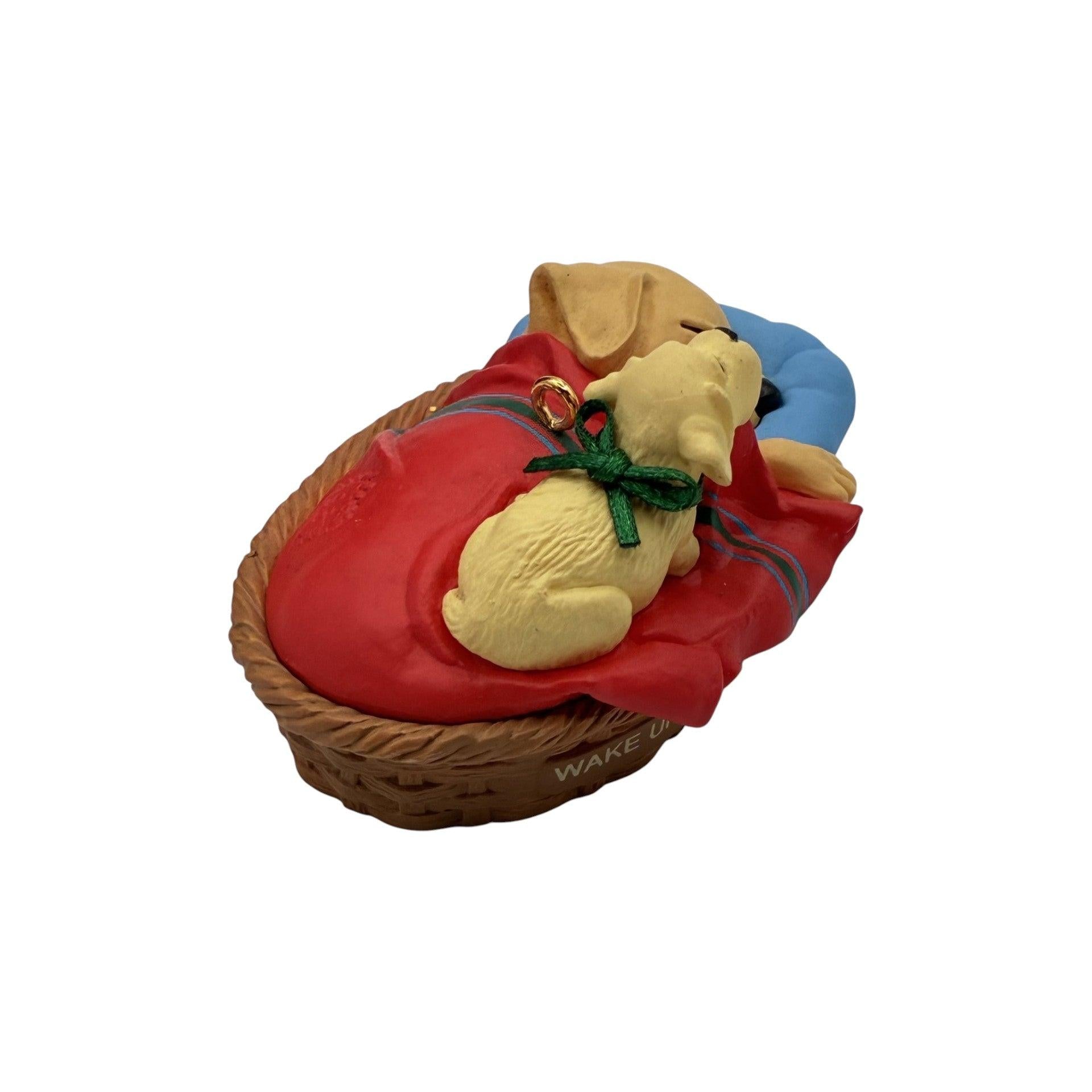 1993 Wake-Up Call Hallmark Ornament (Puppy) QX5262 Image4