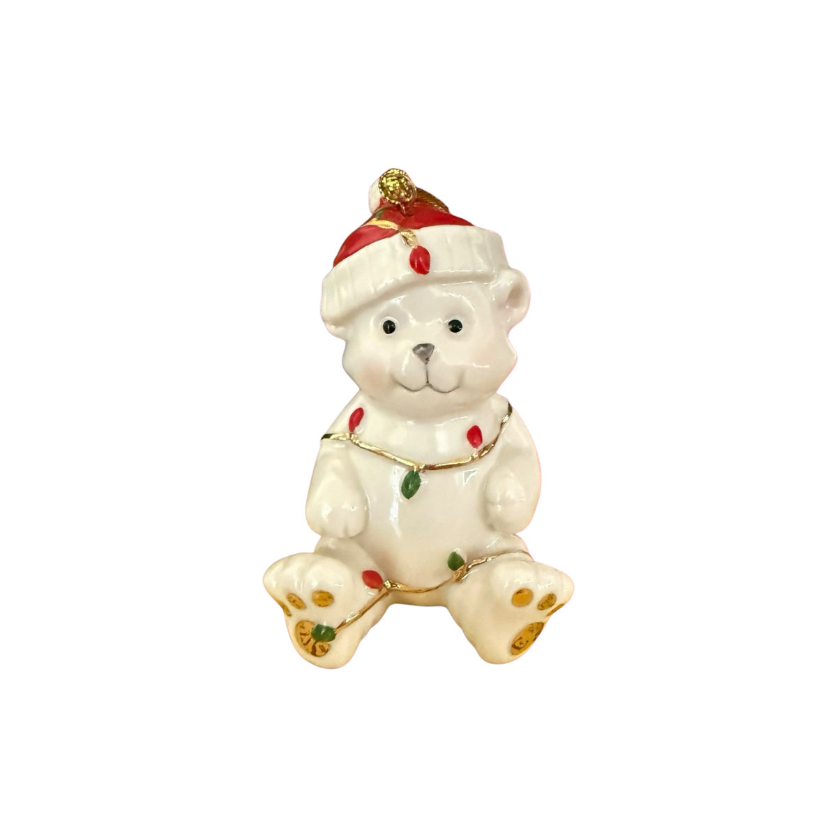 Vintage Very Merry Porcelain Ornaments Set of 5 (Merry Miniatures)