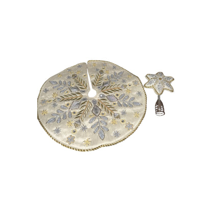 2021 Elegant Star (Miniature Tree Topper & Tree Skirt)