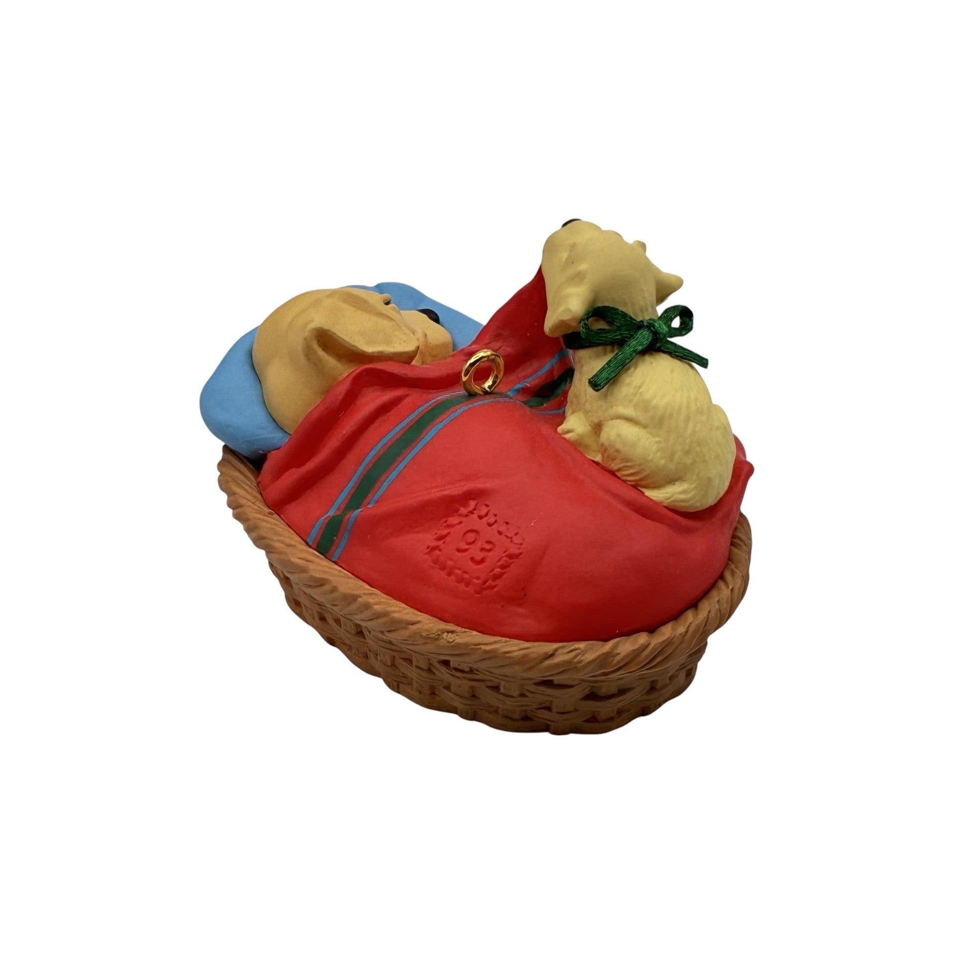 1993 Wake-Up Call Hallmark Ornament (Puppy) QX5262 Image5
