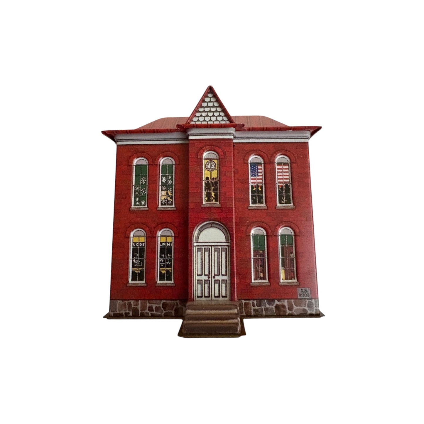 2003 Schoolhouse and Flagpole (Town and Country)
