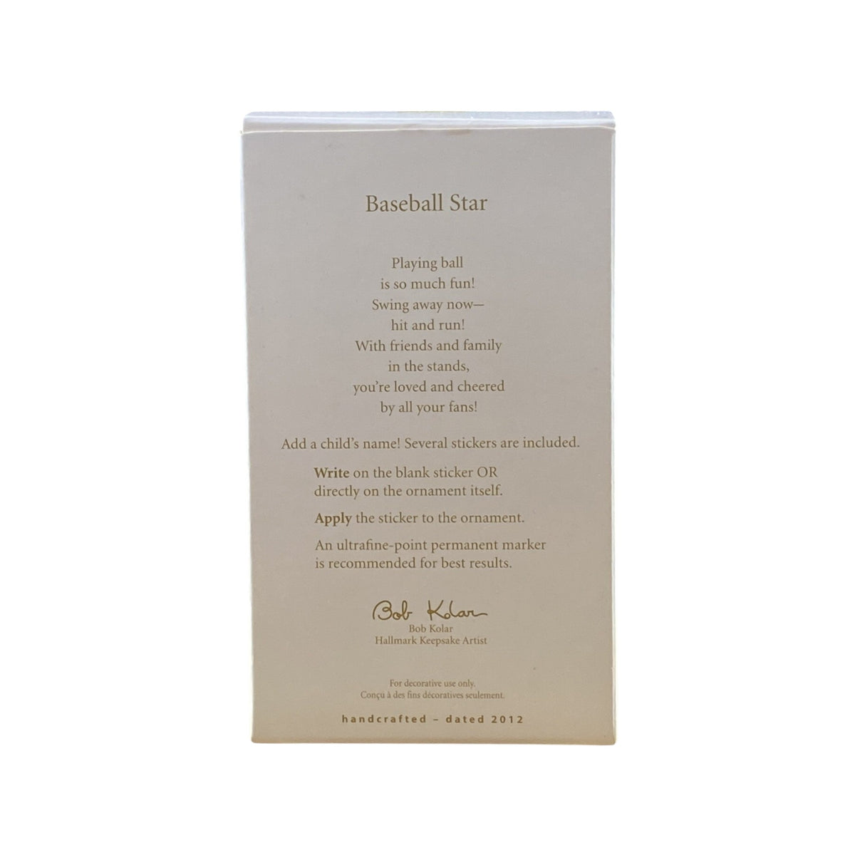 2012 Baseball Star (Penguin)