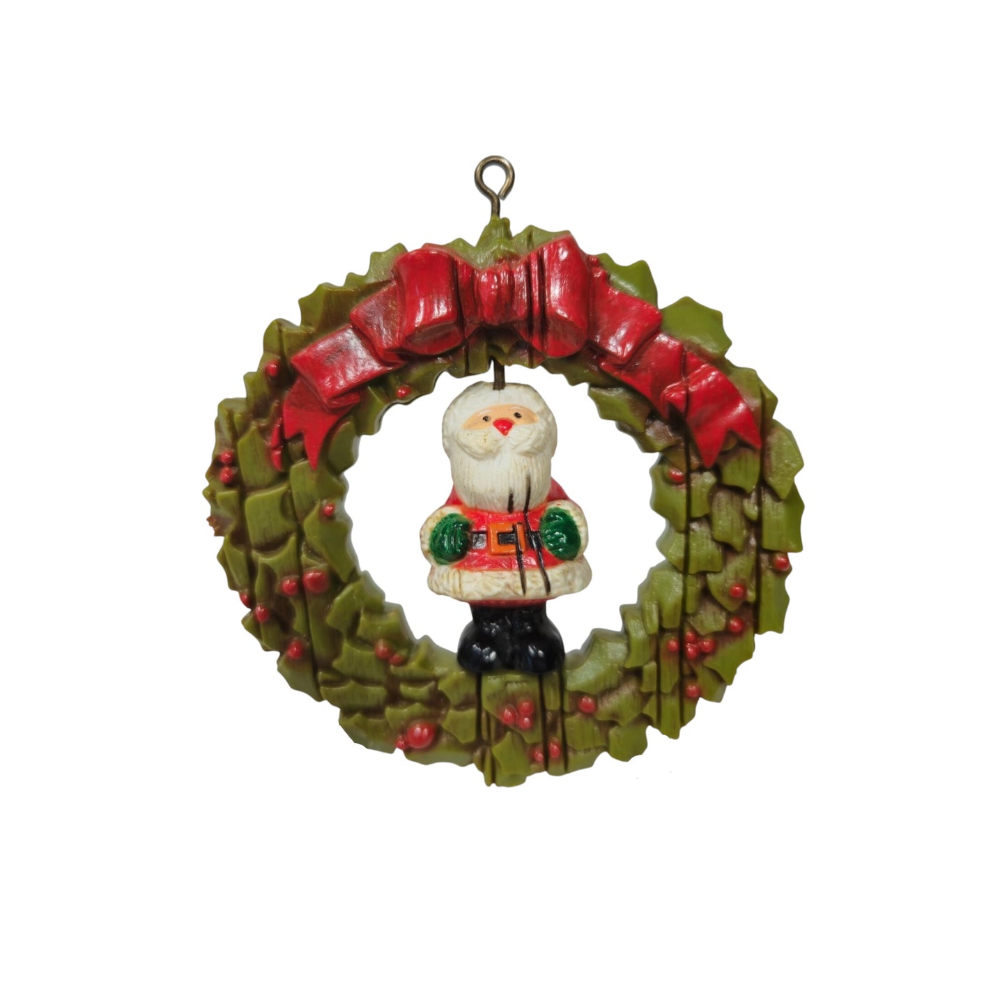 1976 Santa in Wreath (Twirl-About)