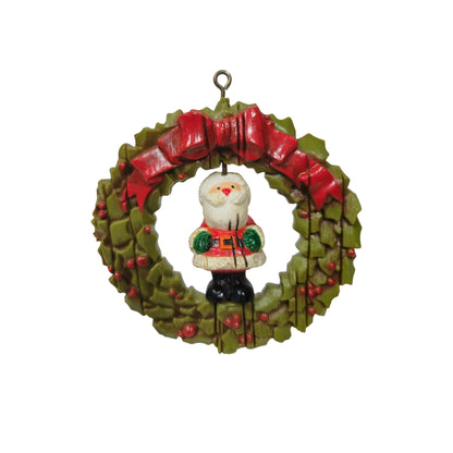 1976 Santa in Wreath (Twirl-About)