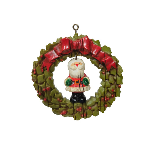 1976 Santa in Wreath (Twirl-About)