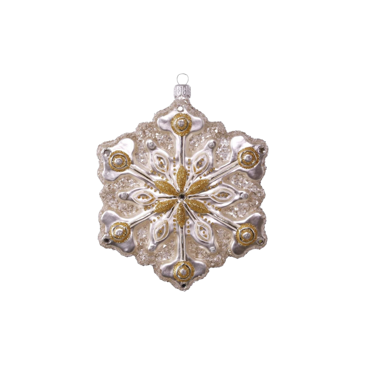 2017 Sparkling Snowflake (Blown Glass)