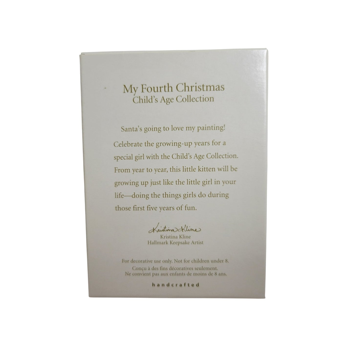 2004 My Fourth Christmas (Child’s Age Collection)