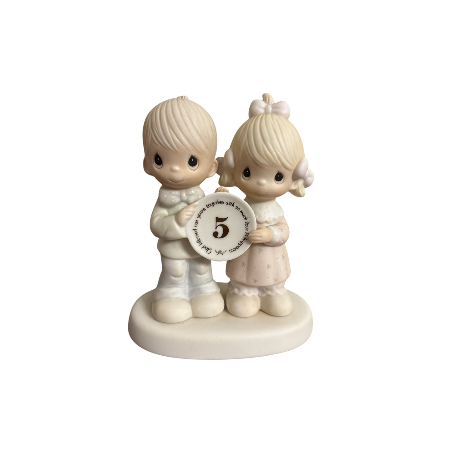 1983 God Bless Our Years Together With So Much Love and Happiness 5 Year Anniversary Figurine (Precious Moments)