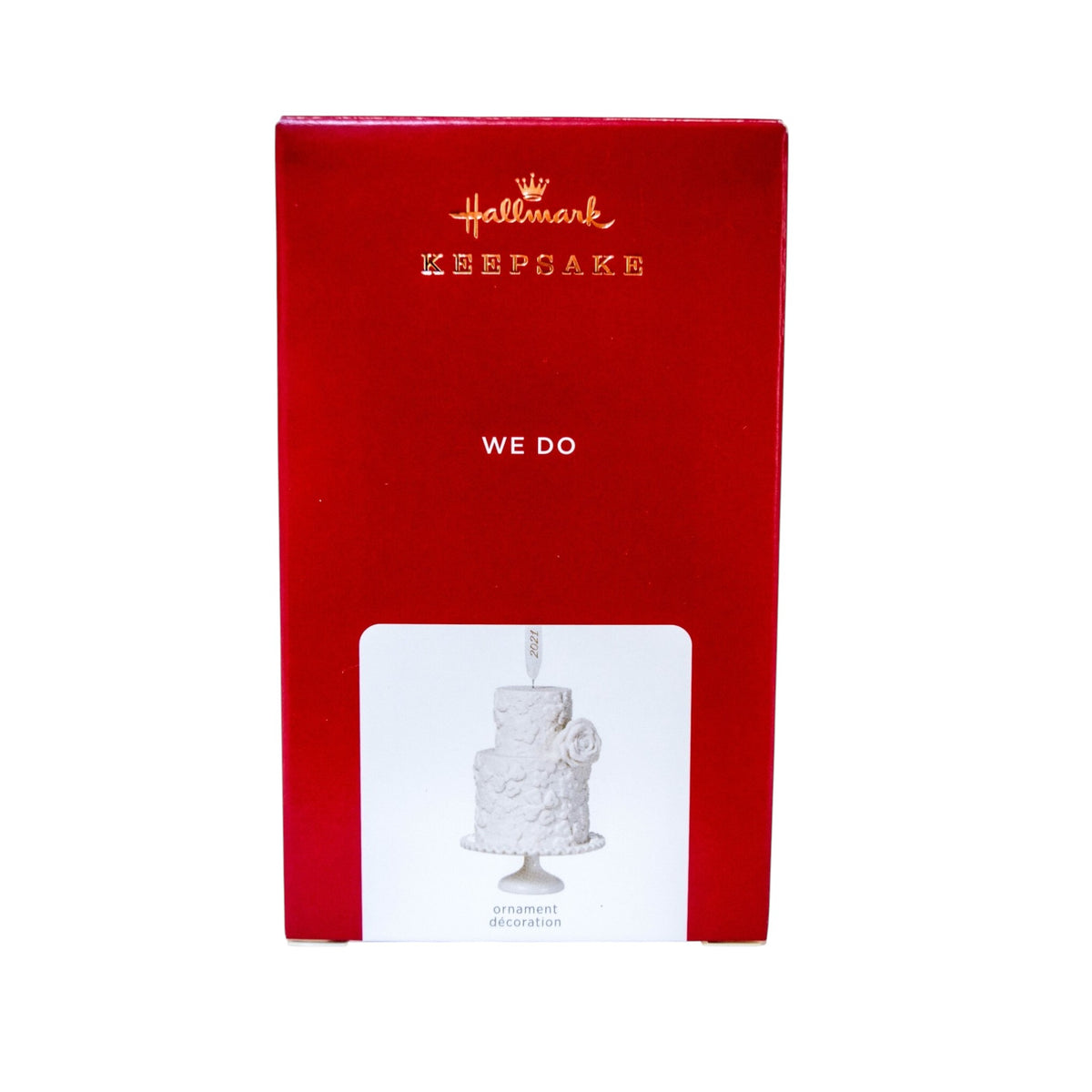 2021 We Do Wedding Cake Ornament (Cake)