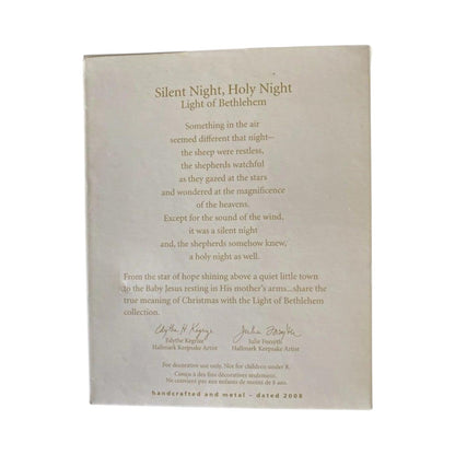 2008 Silent Night, Holy Night (Light of Bethlehem)