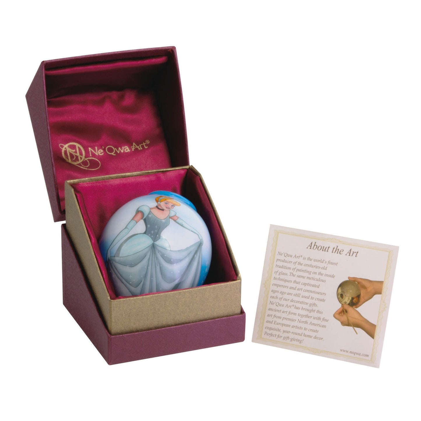 2024 NE'QWA ART GLASS CINDERELLA & CASTLE (Disney)