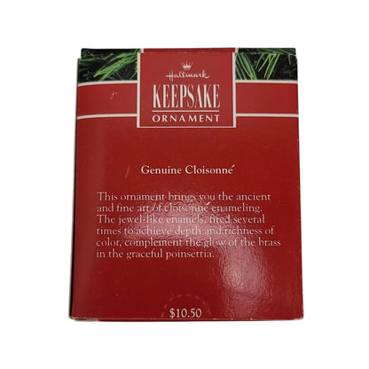 1990 Cloisonne Poinsettia (Precious Editions)