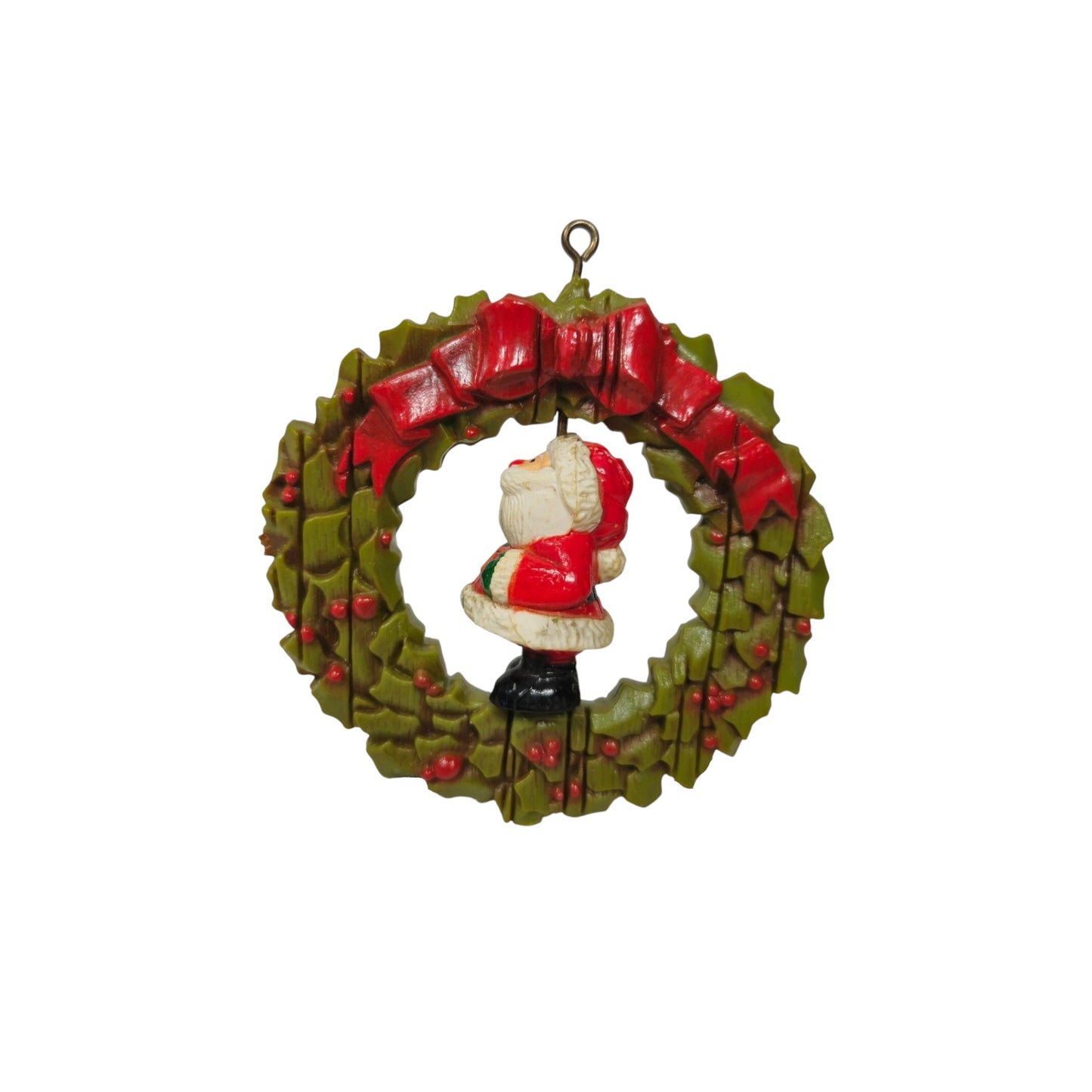 1976 Santa in Wreath (Twirl-About)