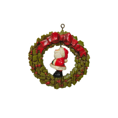 1976 Santa in Wreath (Twirl-About)