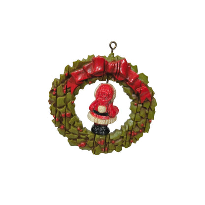 1976 Santa in Wreath (Twirl-About)