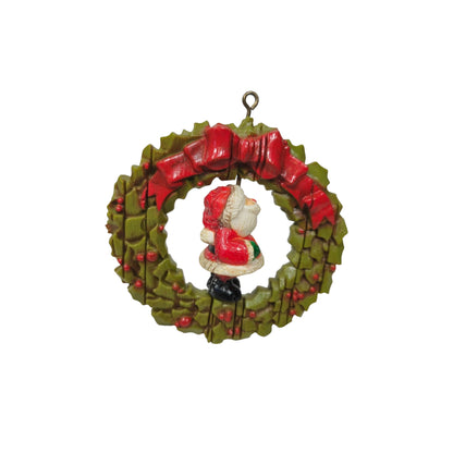 1976 Santa in Wreath (Twirl-About)