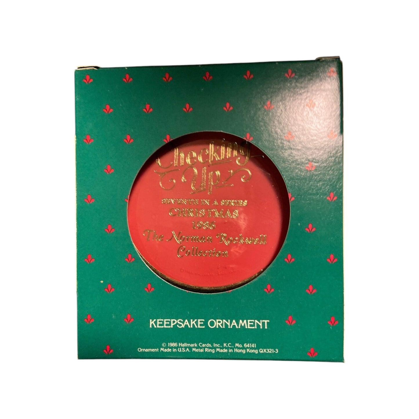 1986 Norman Rockwell (Cameo Ornament)