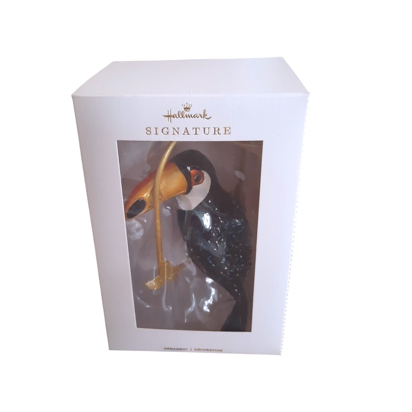 Toucan Bird on Swing (Blown Glass)