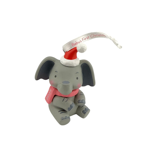 2025 Baby’s 1st Christmas – Girl (Elephant)