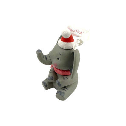 2025 Baby’s 1st Christmas – Girl (Elephant)