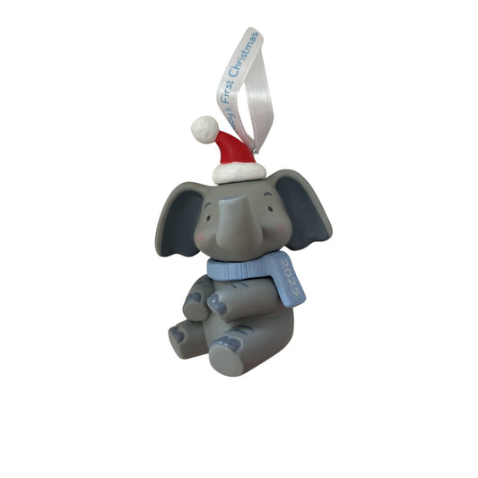 2025 Baby’s 1st Christmas – Boy (Elephant)