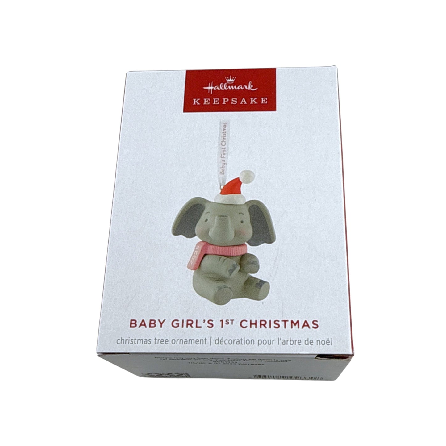 2025 Baby’s 1st Christmas – Girl (Elephant)