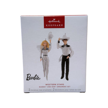 2025 Western Stars Barbie and Ken Ornaments (Barbie)