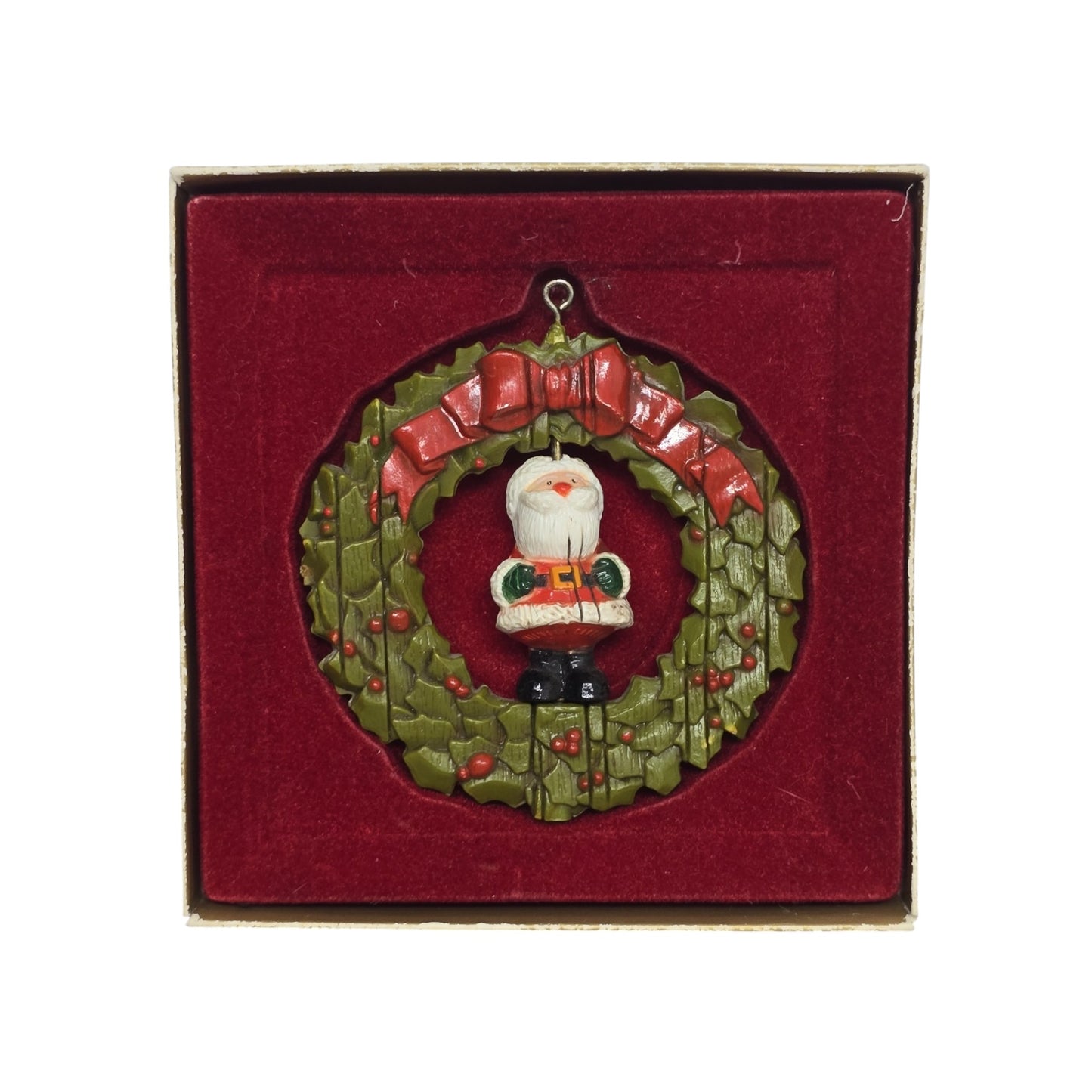 1976 Santa in Wreath (Twirl-About)