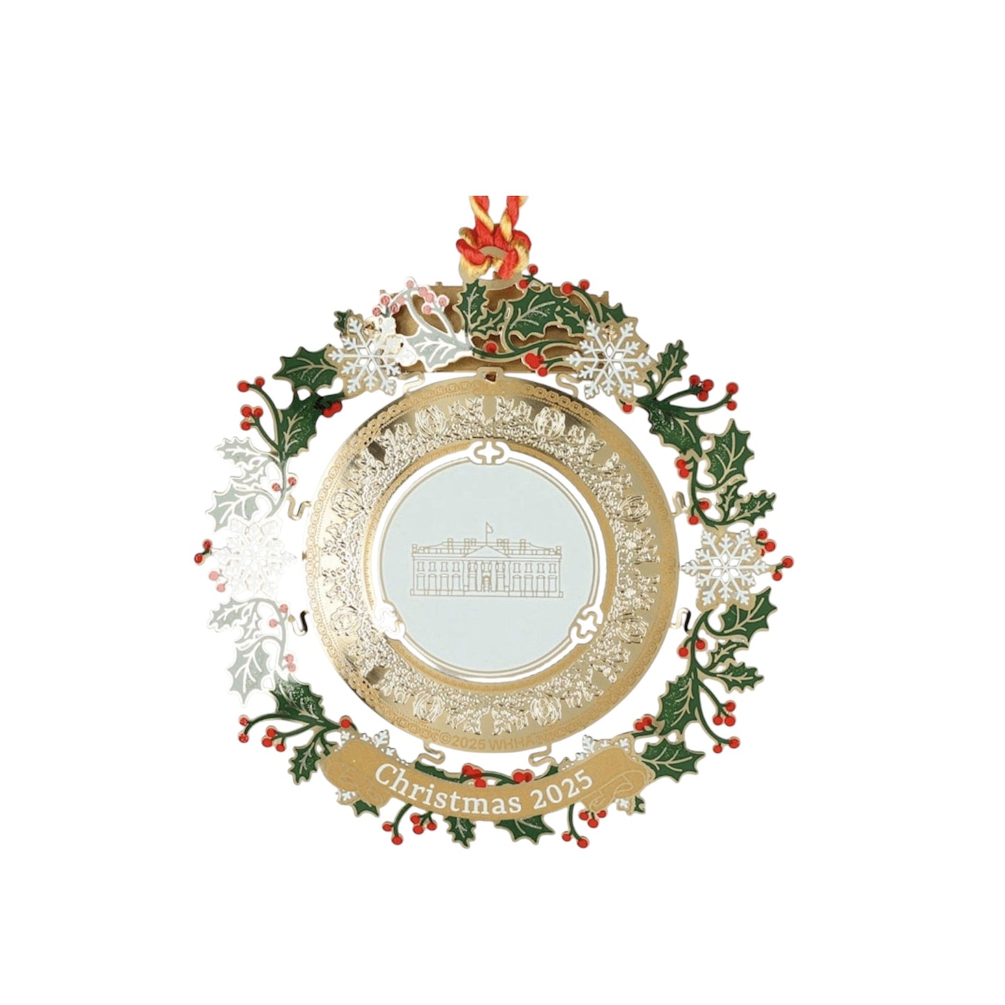 2025 Official White House Christmas Ornament (White House Historical Association)