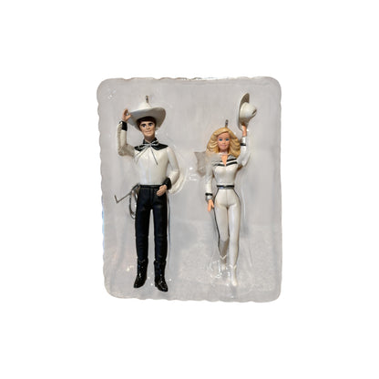 2025 Western Stars Barbie and Ken Ornaments (Barbie)