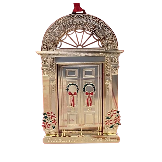 John Quincy Adams White House Door: Intricate Gold Detailing & Presidential Prestige Image1
