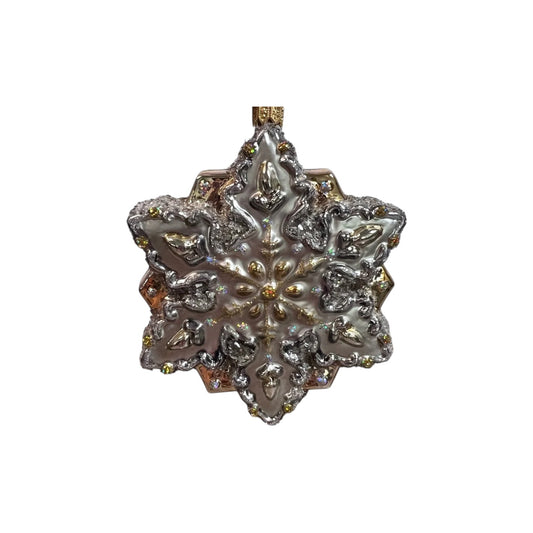 2017 Sparkling Snowflake (Blown Glass)