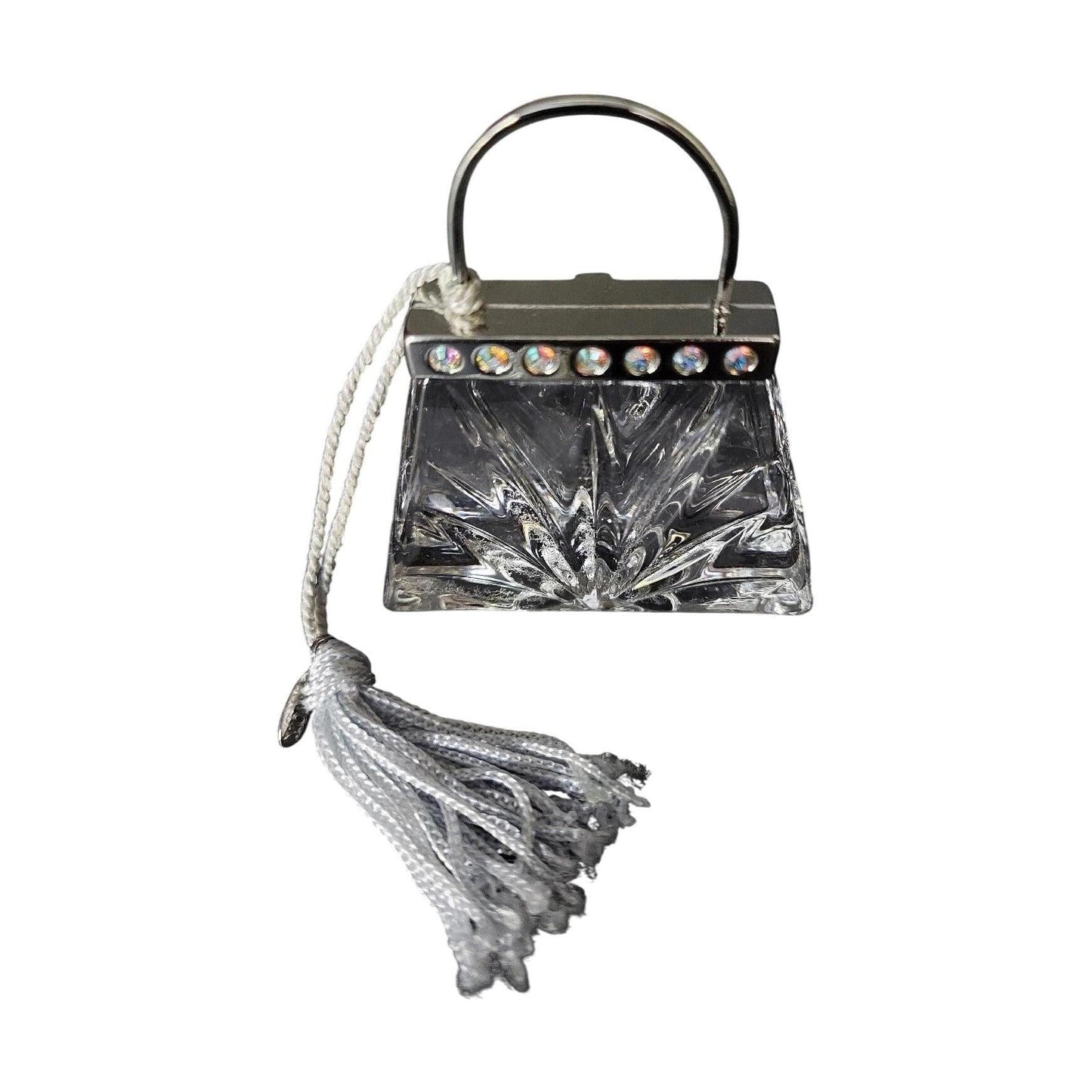 Lenox Lead Crystal "On the Town Handbag" Ornament - Silver-Tone Finish Image1