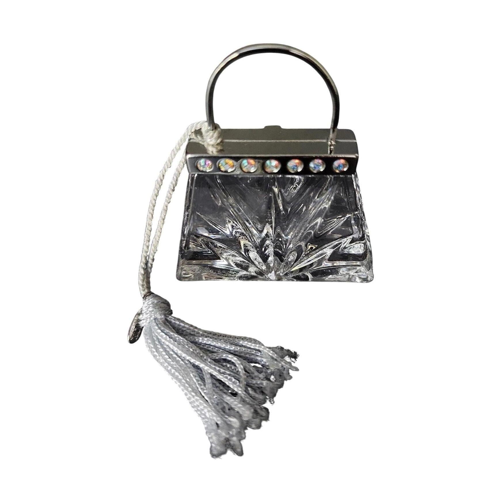 Lenox Lead Crystal "On the Town Handbag" Ornament - Silver-Tone Finish Image1