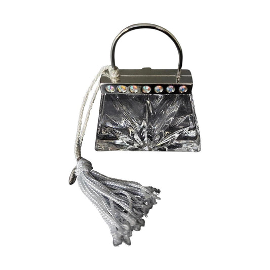Lenox Lead Crystal "On the Town Handbag" Ornament - Silver-Tone Finish Image1
