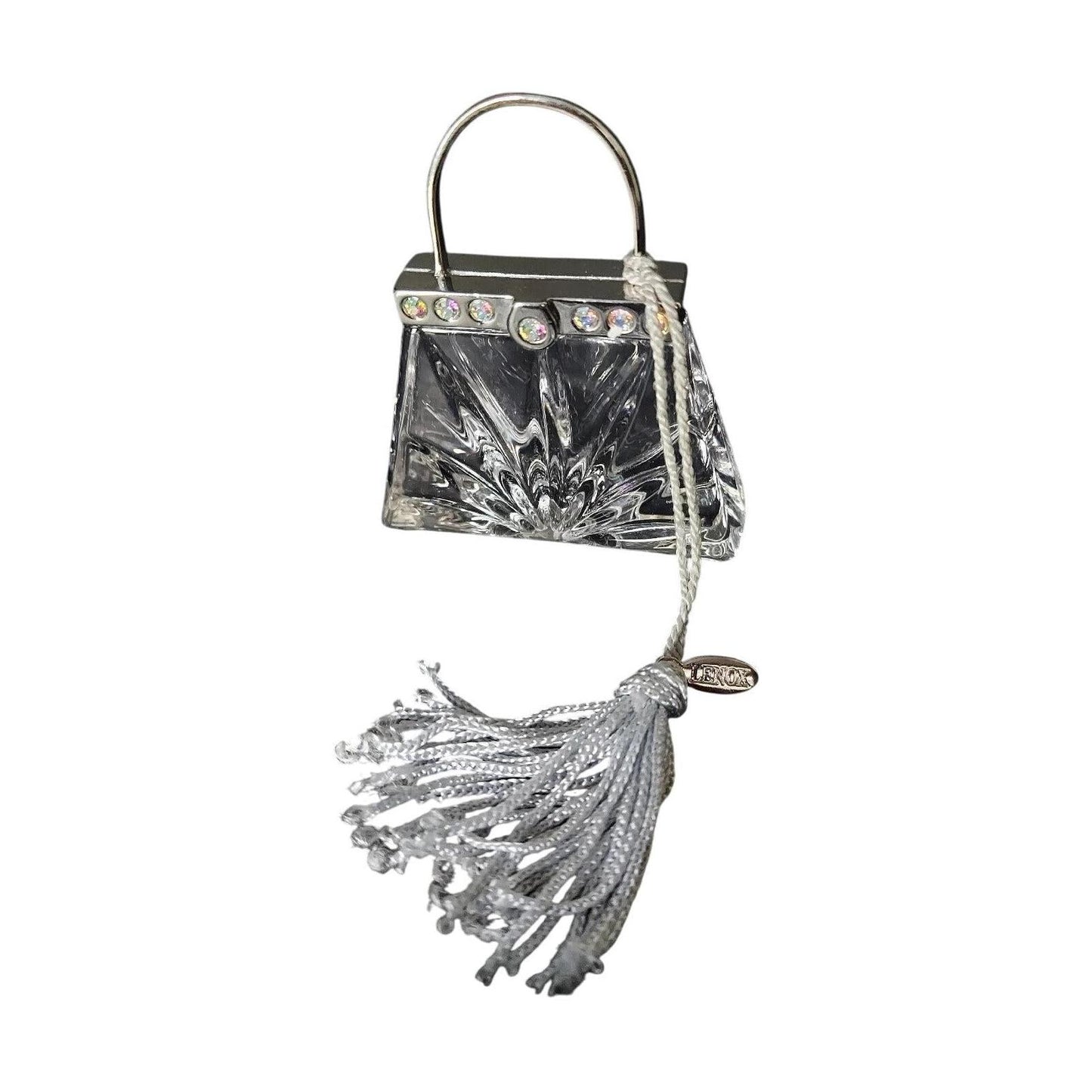 Lenox Lead Crystal "On the Town Handbag" Ornament - Silver-Tone Finish Image3