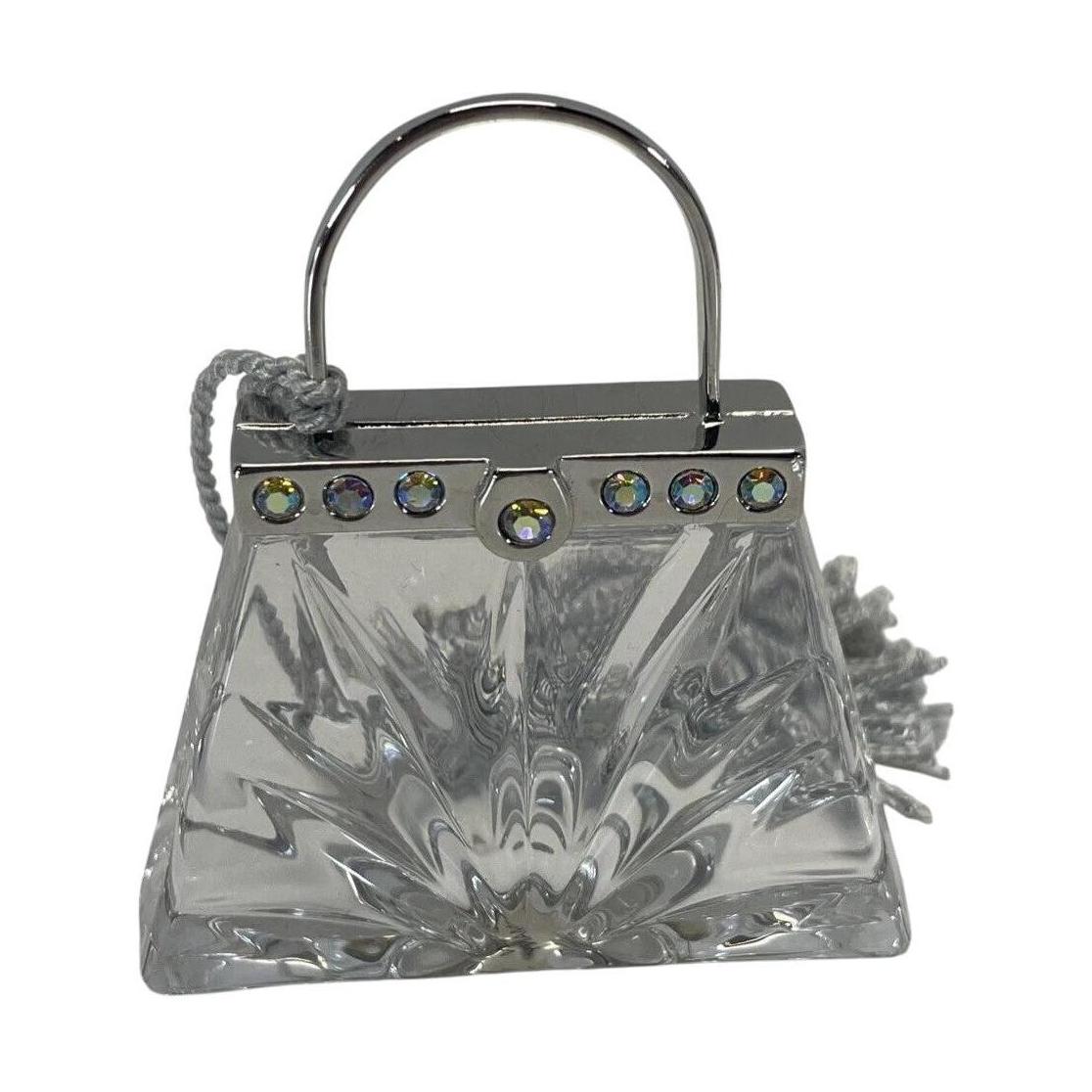 Lenox Lead Crystal "On the Town Handbag" Ornament - Silver-Tone Finish Image4