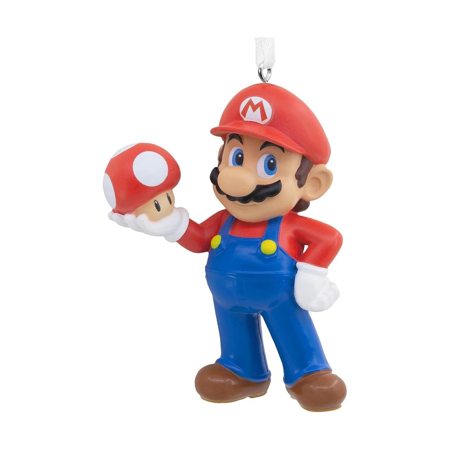 Mario Holding Mushroom Hallmark Ornament (Super Mario) 2HCM9092 Image1