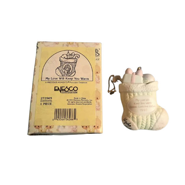 Precious Moments 272965 "My Love Will Keep You Warm" Ornament - Perfect Gift for Someone Special Image2