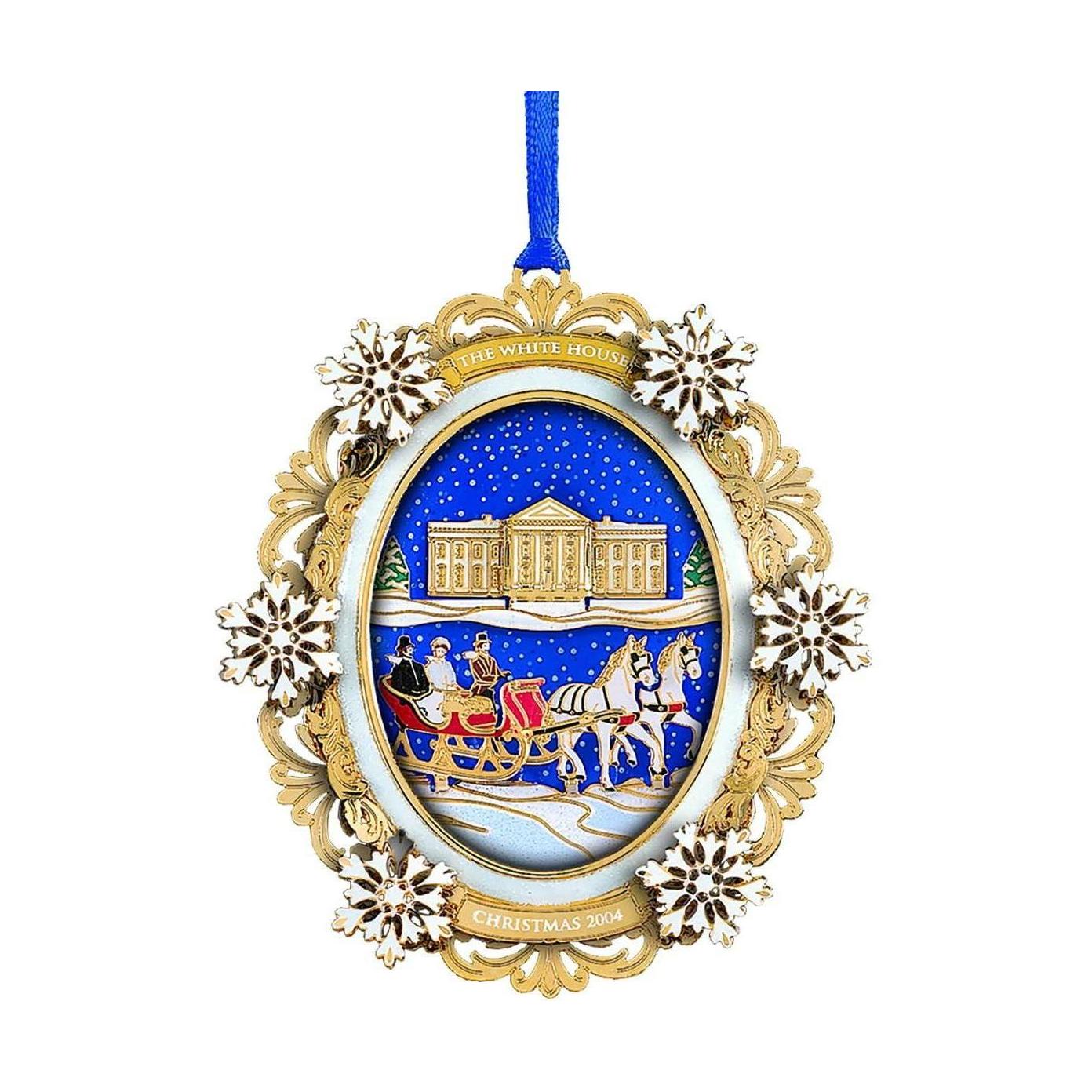President Hayes 2004 Horse-Drawn Carriage Ornament: A Symbol of Leisurely Rides Image1