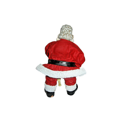 Retired Grampa Claus Clothtique with Cute Puppy - Santa Hat & Coat Image3